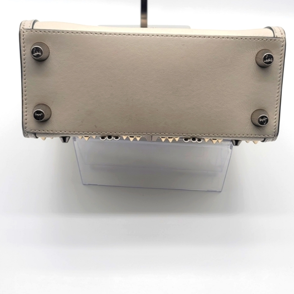 Christian Louboutin Winter White Studded Women's Bag - Picture 8 of 12